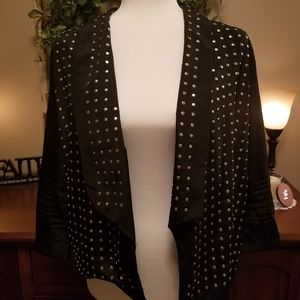 Black jeweled blazer